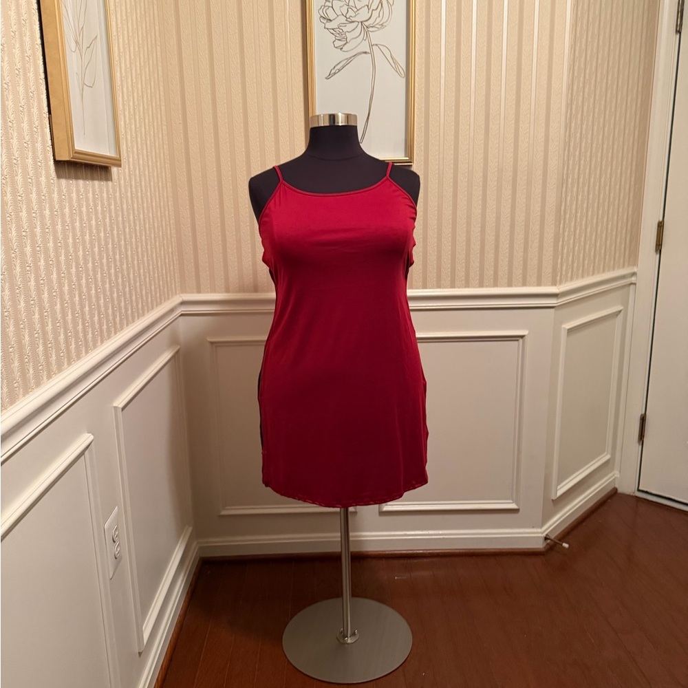 Red Spaghetti Strap Cami